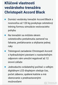 Veslovací trenažér Christopeit Accord - 9