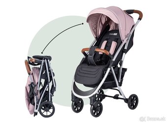 Stroller LUX PREMIUM pink - 9