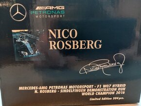 MERCEDES AMG F1 W07 HYBRID 2016 NICO ROSBERG MINICHAMPS 1:18 - 9