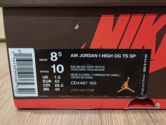 Jordan 1 high travis scott - 9